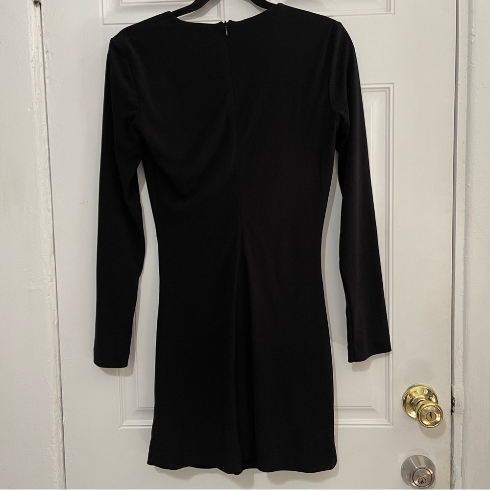 NWT Zara Front Tie Mini Black address Size‎ S - Picture 9 of 14